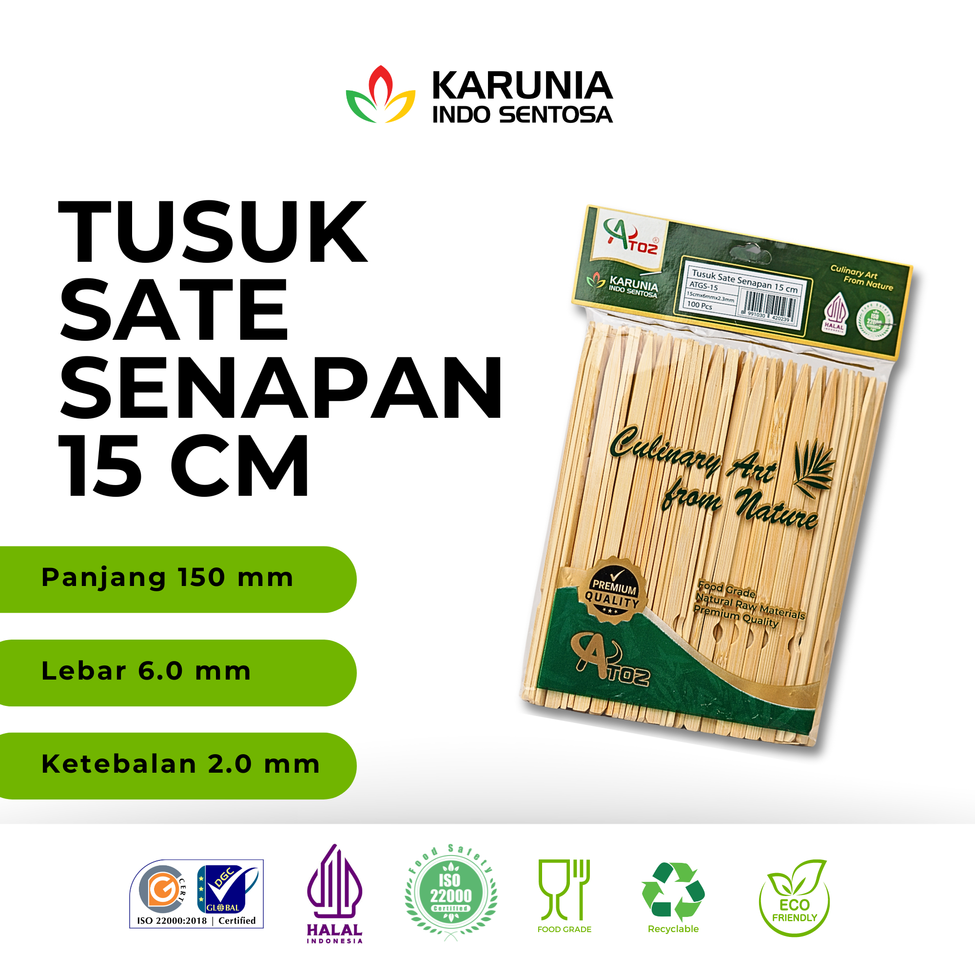 tusuk sate senapan