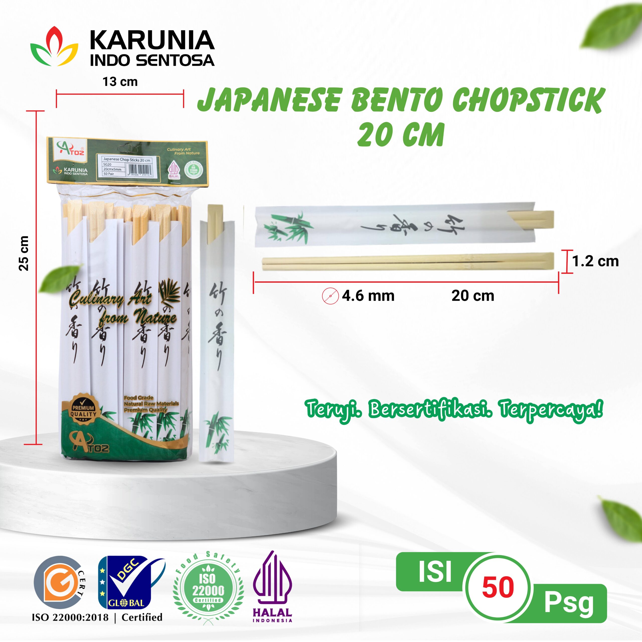 JAPANESE BENTO CHOPSTICK 20 CM