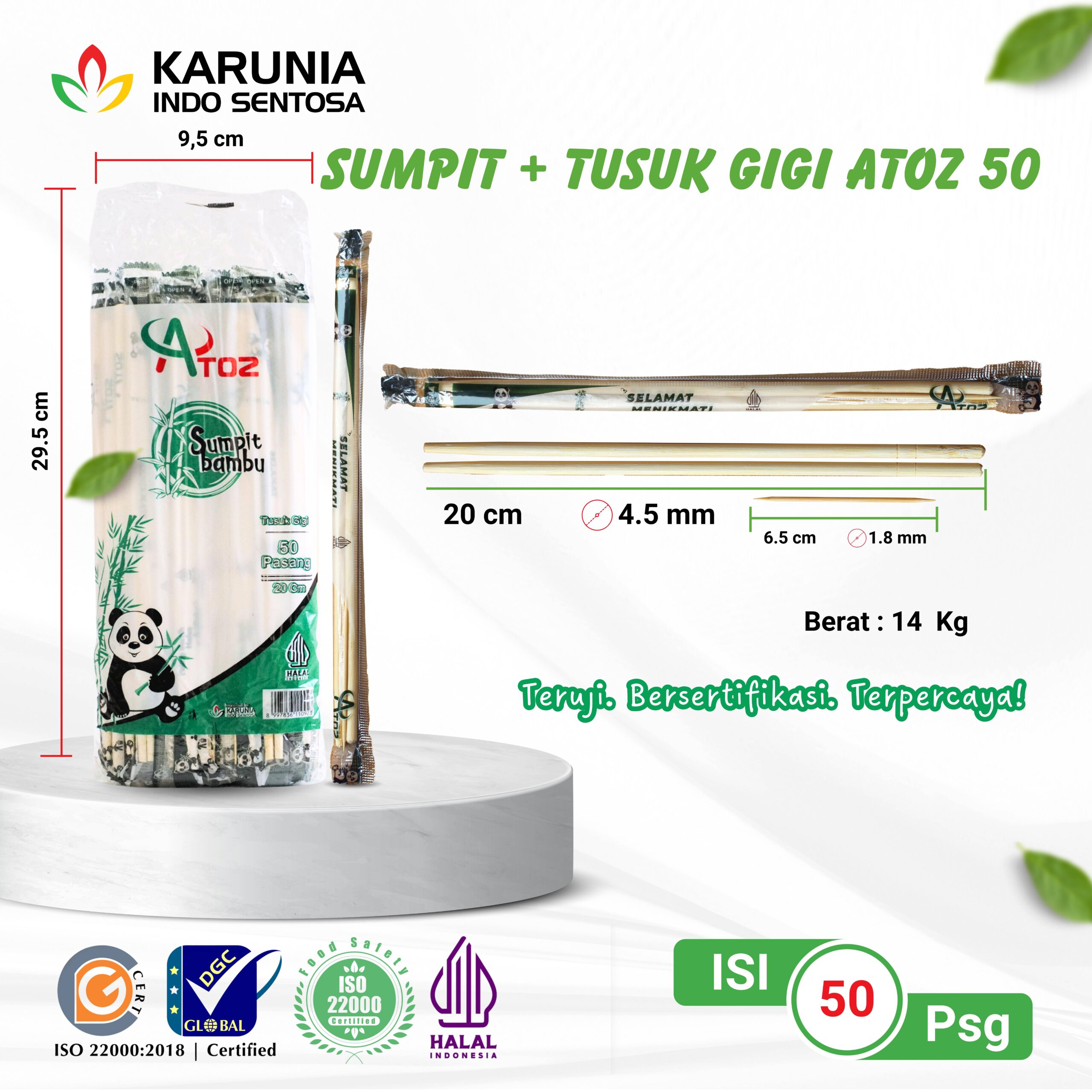 SUMPIT + TUSUK GIGI ATOZ 50