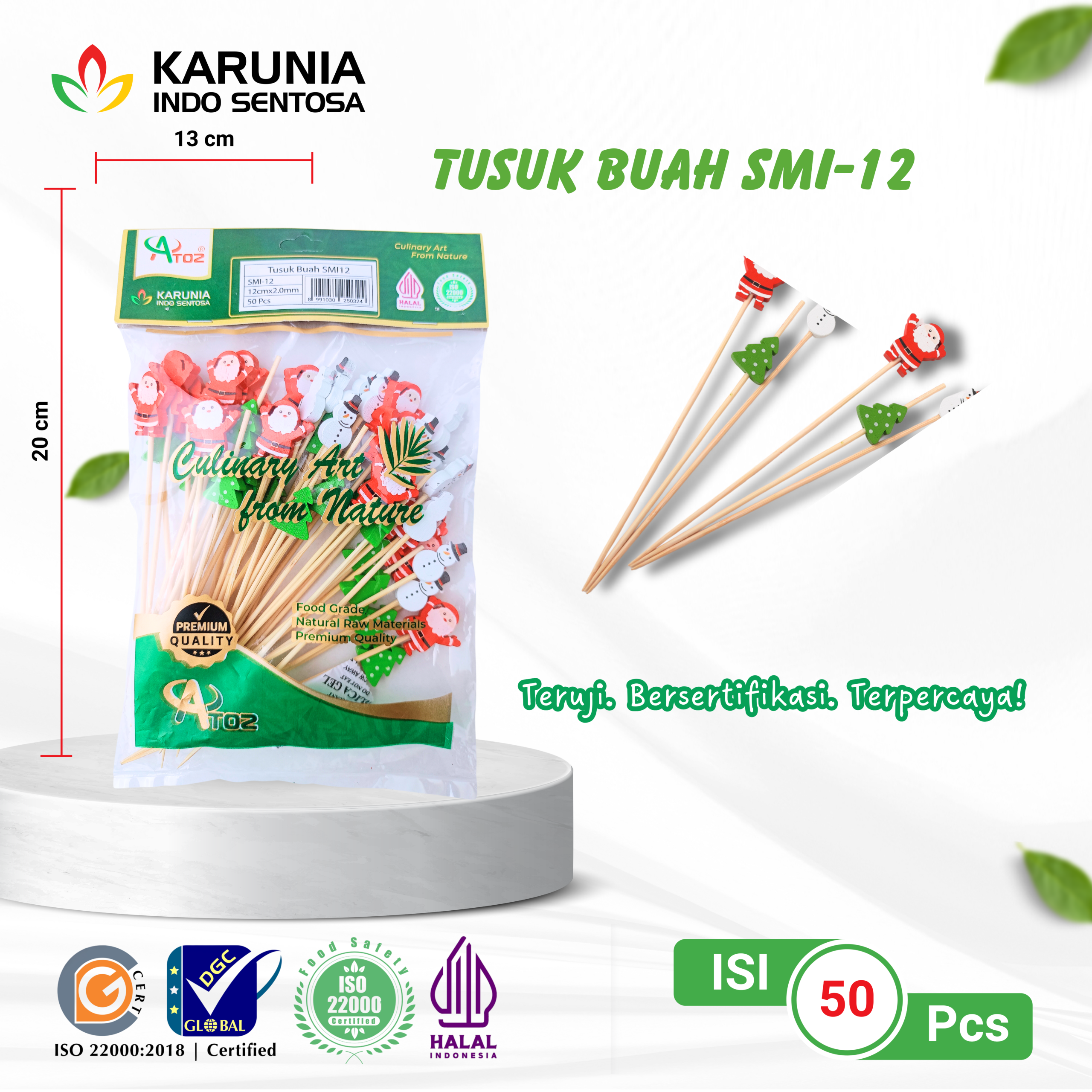 TENSOGE CHOPSTICKS 20CM WHITE (18)