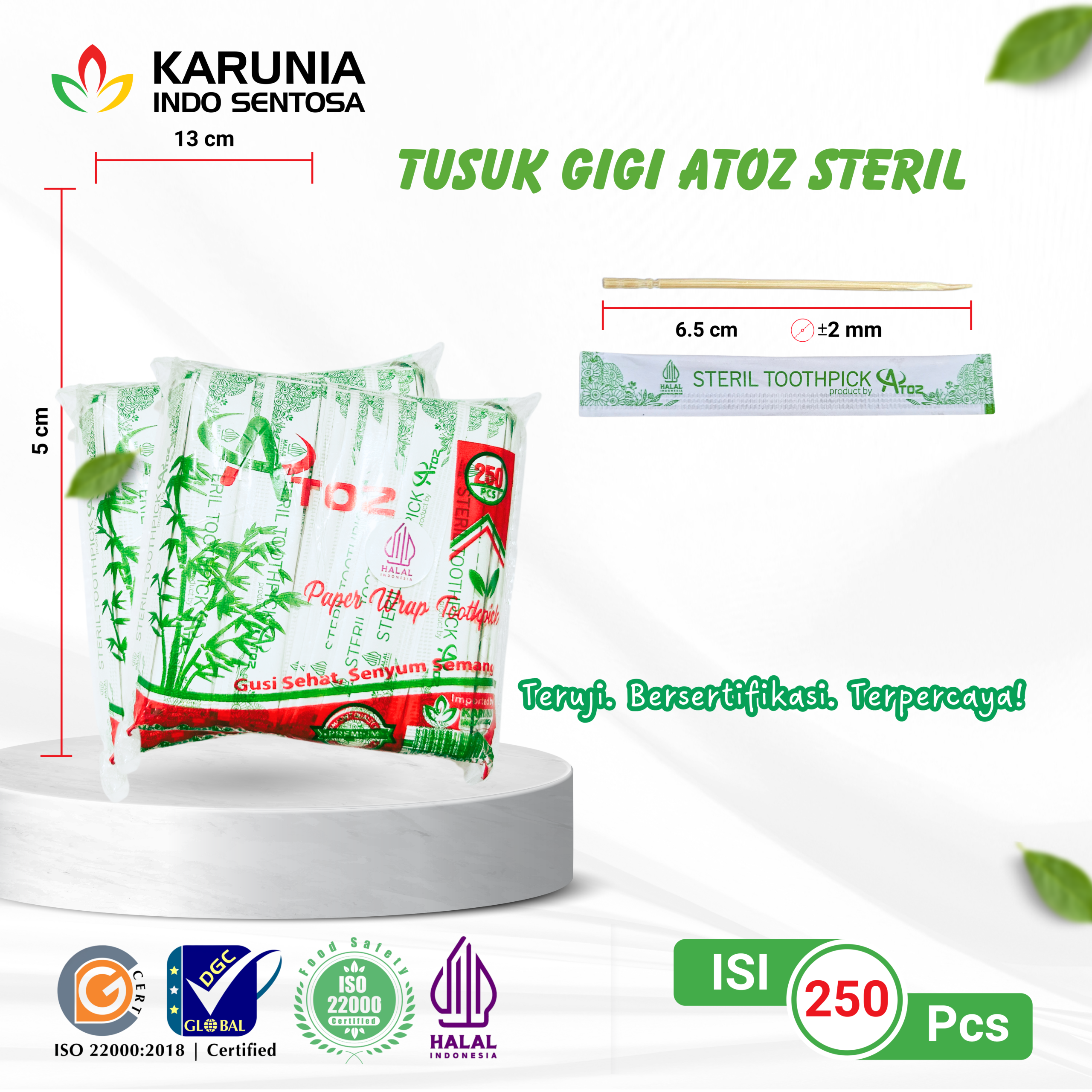 TENSOGE CHOPSTICKS 20CM WHITE (3)