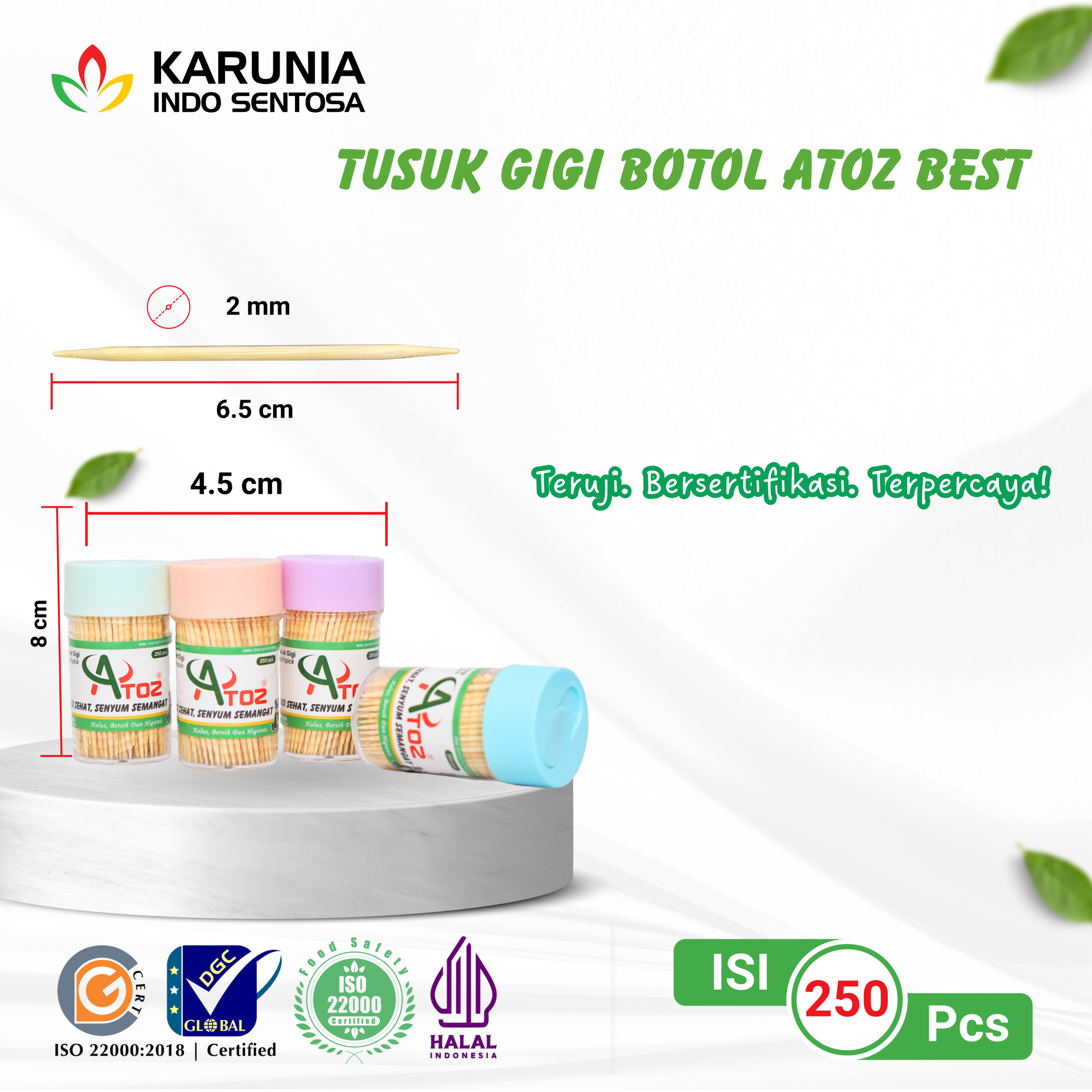 TENSOGE CHOPSTICKS 20CM WHITE (5)